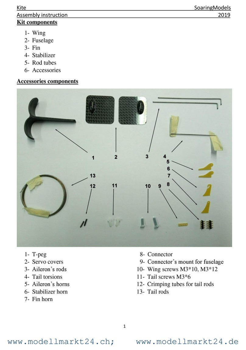 SOARING MODELS F3K User manual