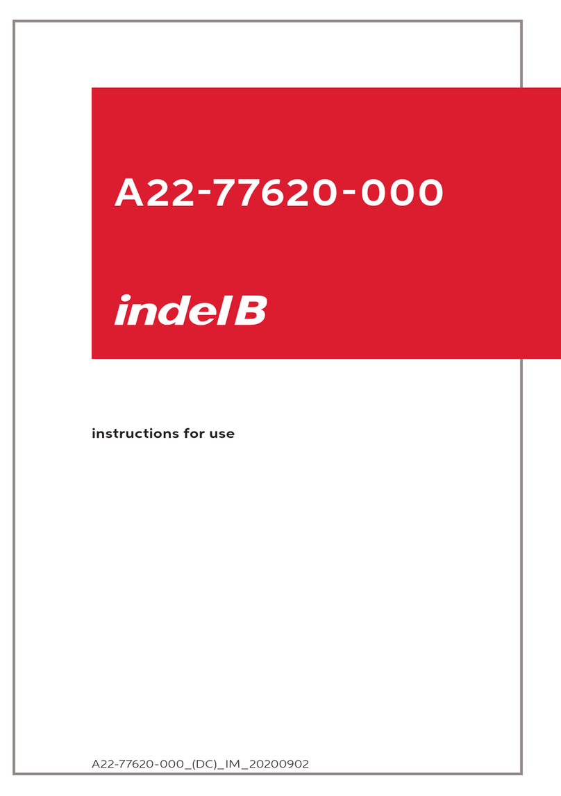 Indel B A22-77620-000 User manual