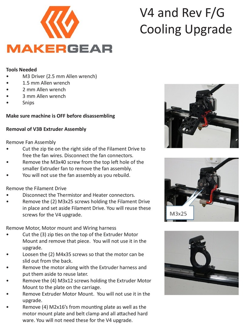 MAKERGEAR V4 Quick start guide MAKERGEAR V4 Quick start guide
