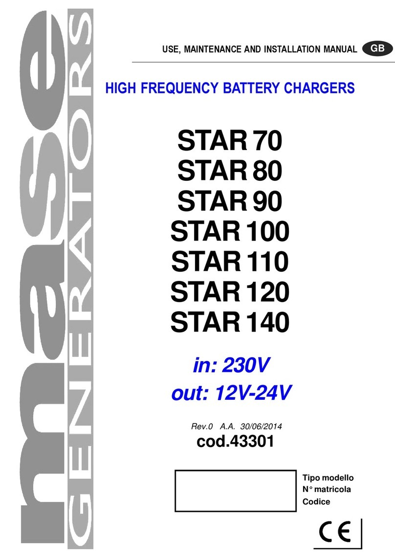 Mase Generators STAR 70 Series User manual