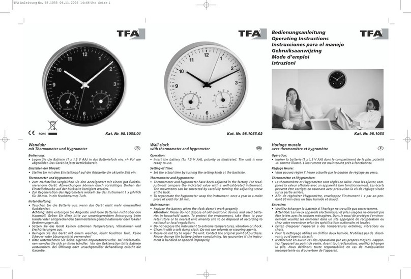 TFA 98.1055.02 operating instructions