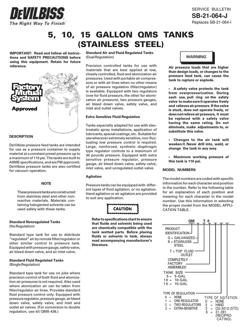 DeVilbiss QM T-5 Series Service bulletin