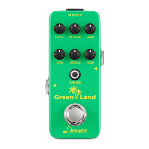 Donner Green Land Series owner's manual