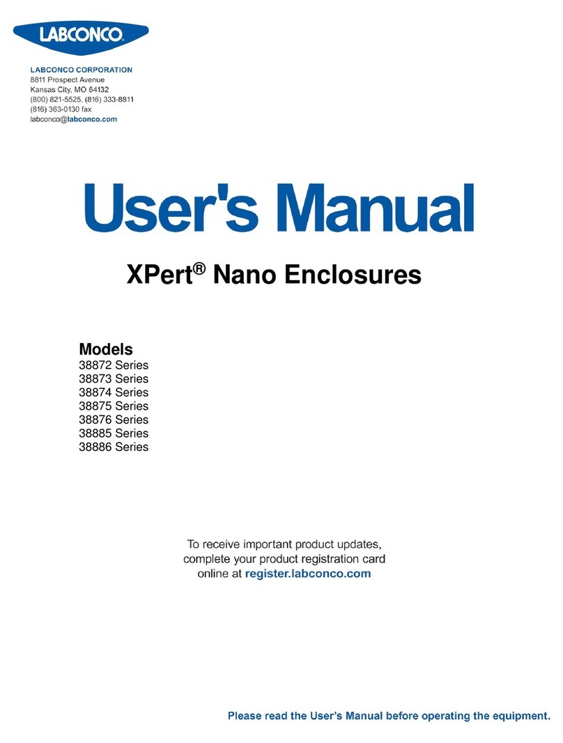 Labconco XPert 38872 Series user manual