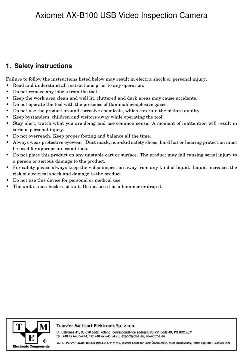 TME Axiomet AX-B100 manual