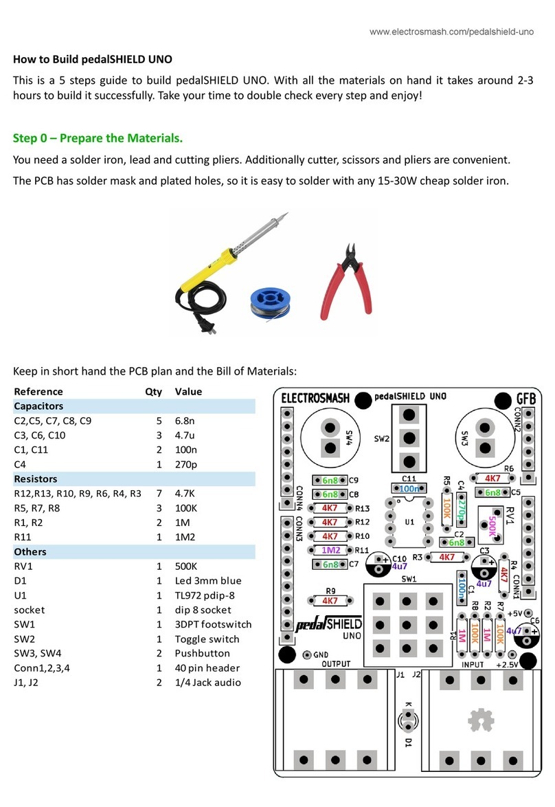 ElectroSmash pedalSHIELD UNO How to Build