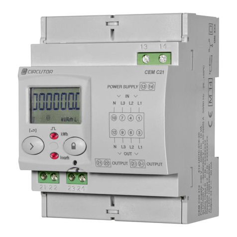 Circutor CEM-C21-T1 User manual