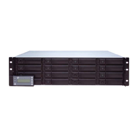 Tyco American Dynamics iSCSI RAID Storage user manual