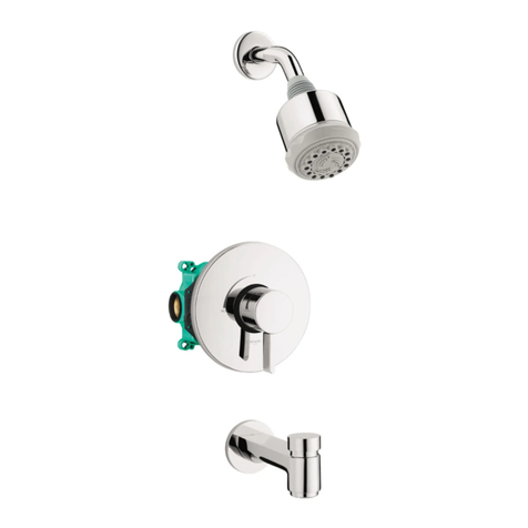 Hans Grohe Clubmaster 04906 0 Series Installation/User Instructions/Warranty