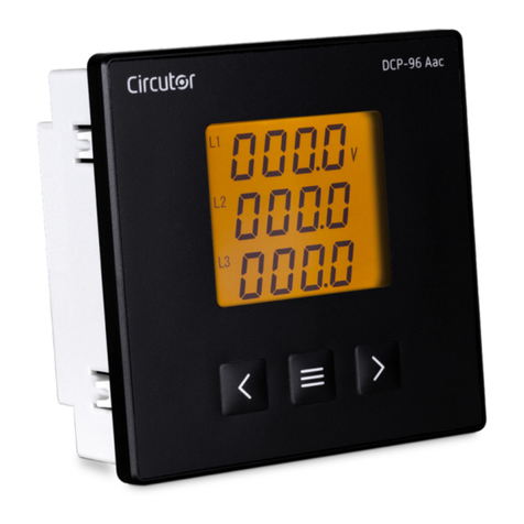 Circutor DCP-96 Aac User manual