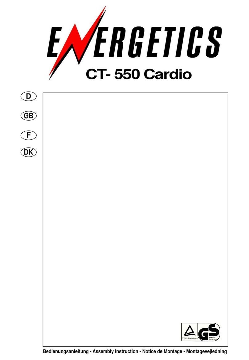 Energetics CT- 550 Assembly instruction