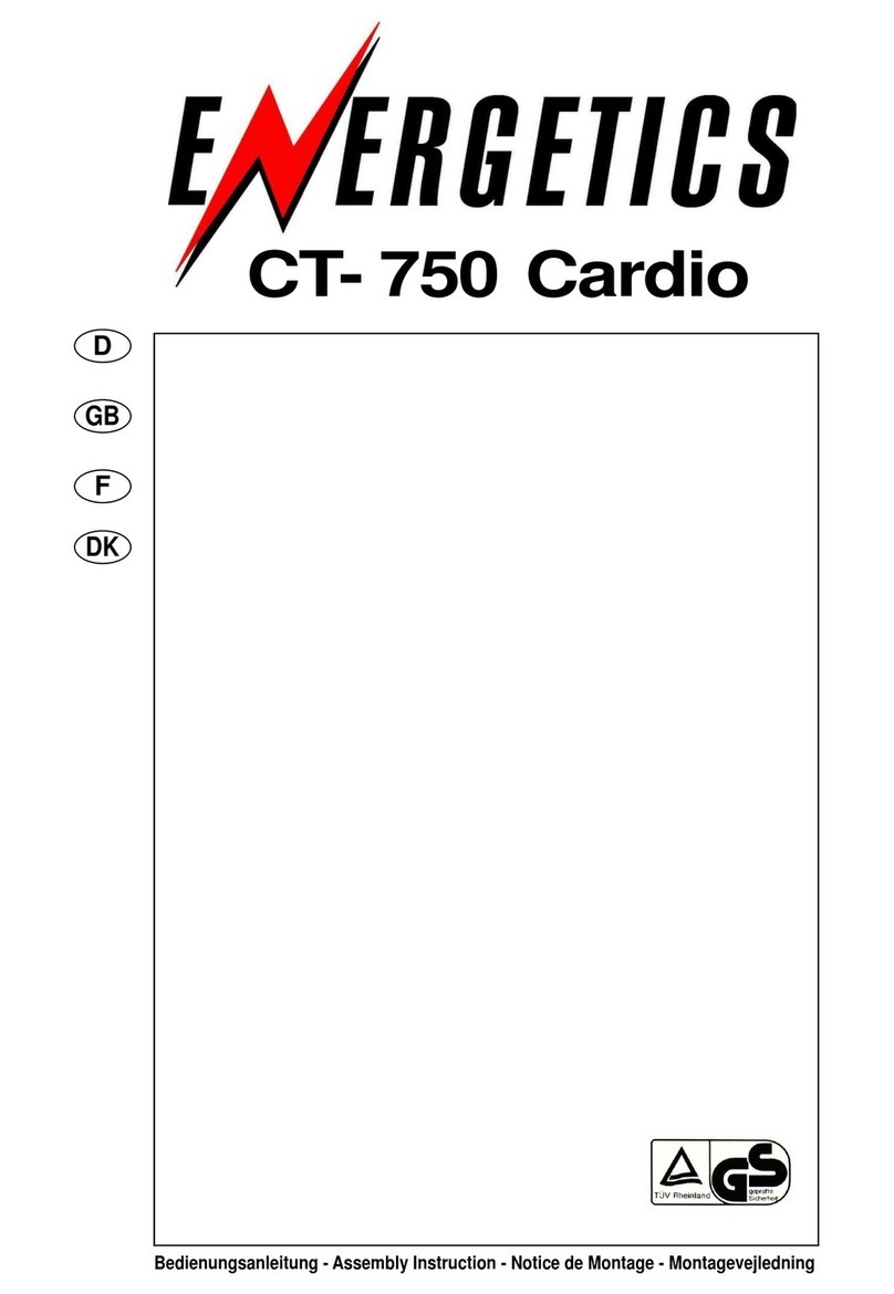 Energetics CT- 750 Assembly instruction