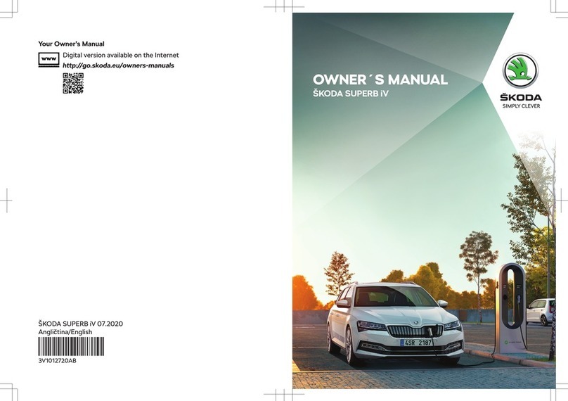 Skoda SUPERB IV 2020 owner's manual