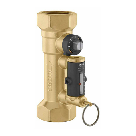 CALEFFI QuickSetter+ 132 Series User manual