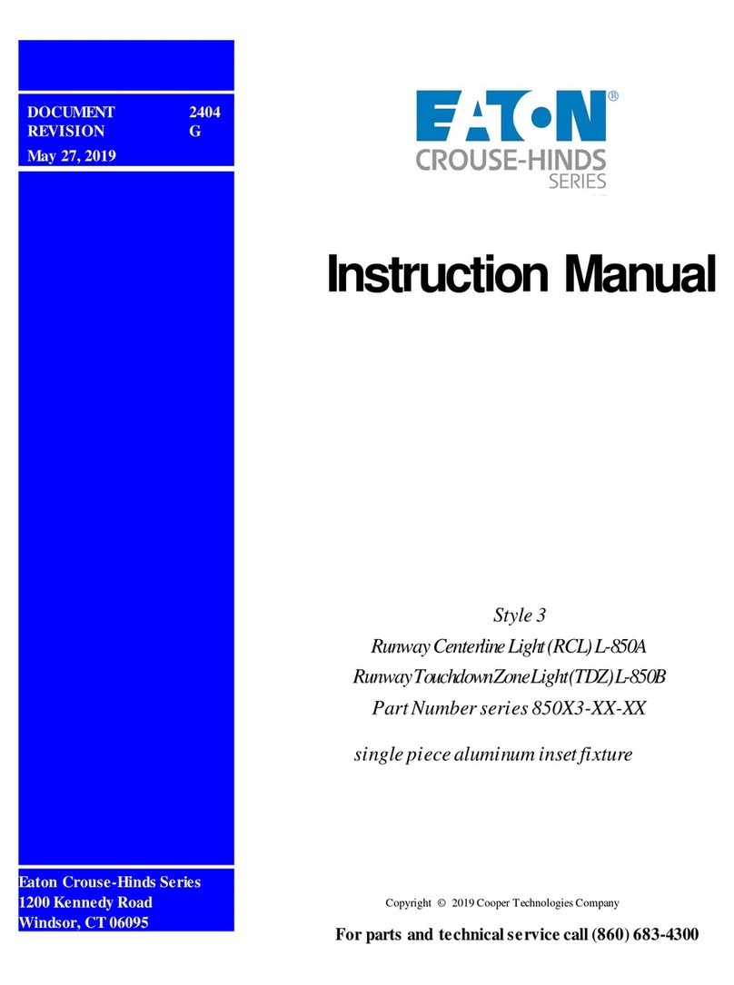 Eaton Crouse-hinds series instruction manual