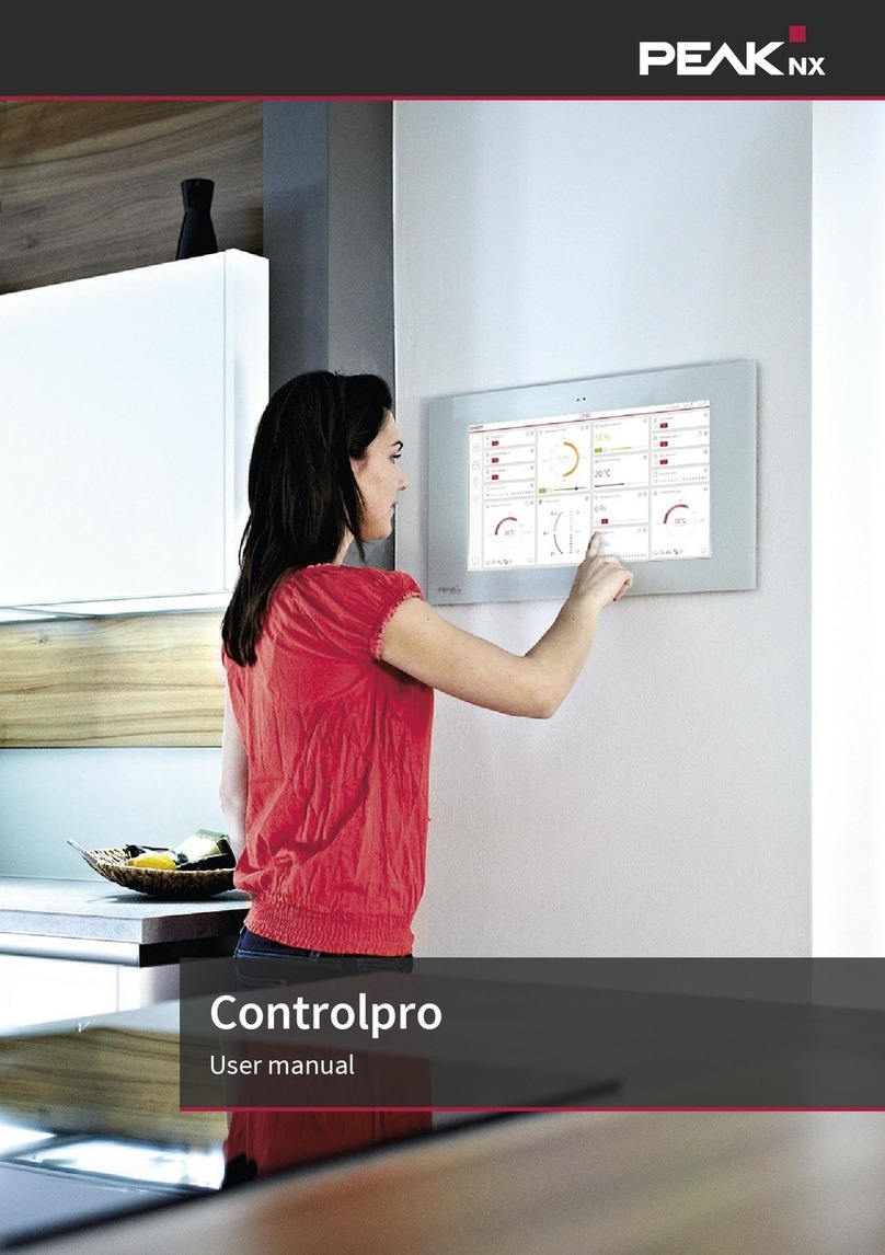 PEAKnx Controlpro Series user manual