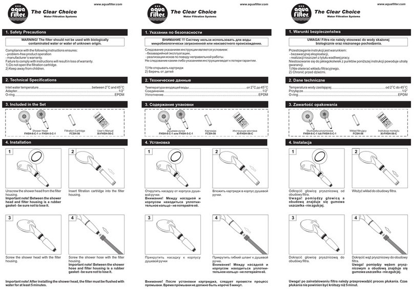 AQUA FILTER FHSH-6-C-1 user manual