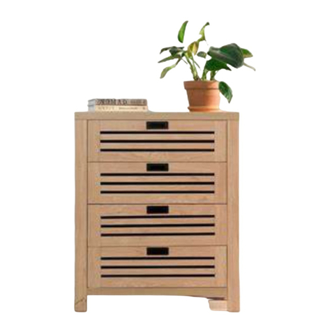 Mocka Asha Four Drawer User manual Mocka Asha Four Drawer User manual