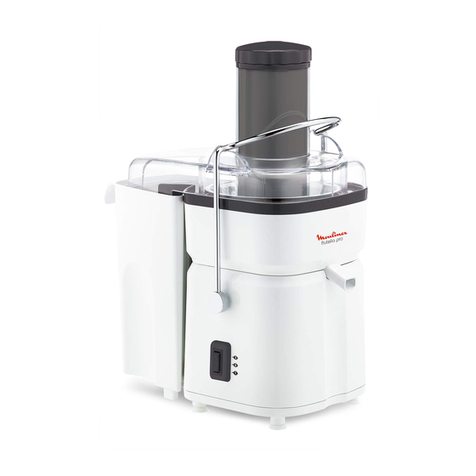 Moulinex Frutelia Pro User manual Moulinex Frutelia Pro User manual