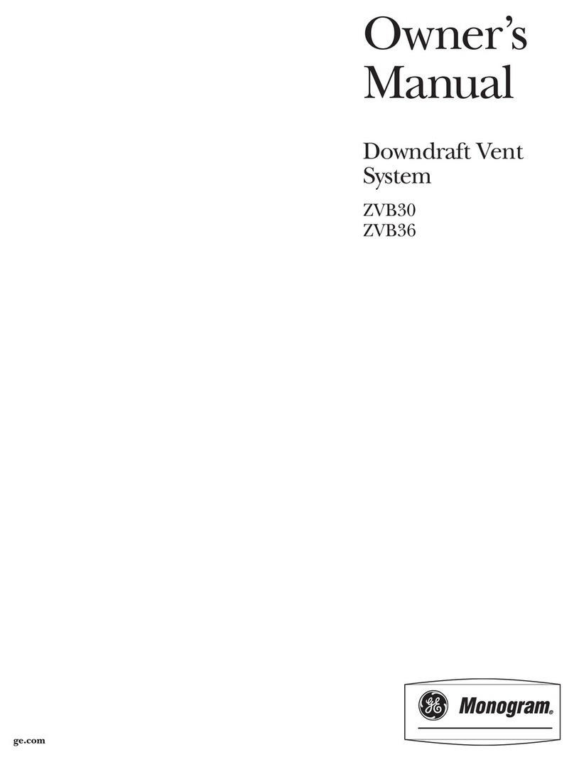 GE Monogram ZVB30 User manual GE Monogram ZVB30 User manual