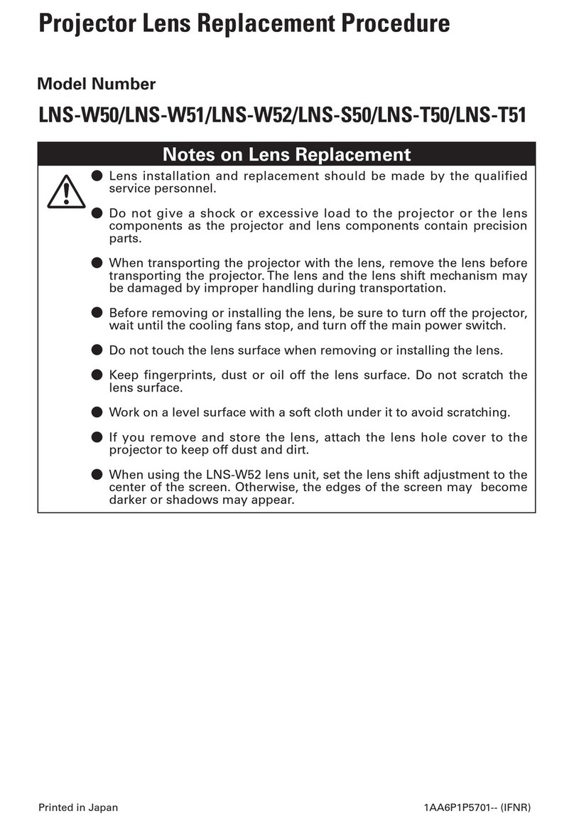 Sanyo LNS-W50 Use and care manual