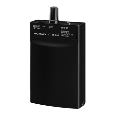 Monacor LR-202 manual