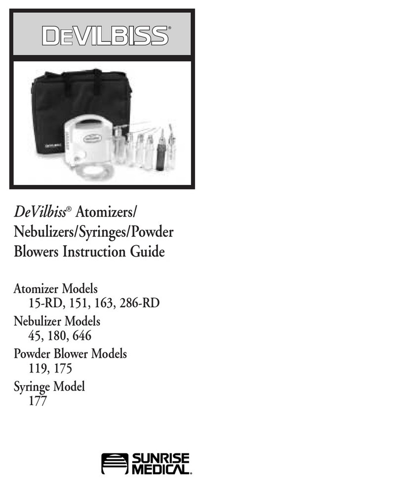 Sunrise Medical DeVilbiss 15-RD Instruction guide