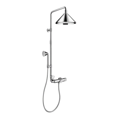 Axor Front Showerpipe 26020007 Instructions for use/assembly instructions Axor Front Showerpipe 26020007 Instructions for use/assembly instructions