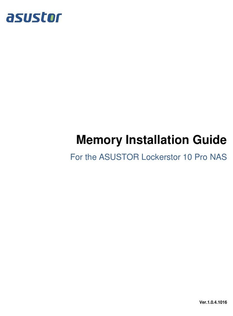 ASUSTOR Lockerstor 10 Pro Memory Installation Guide