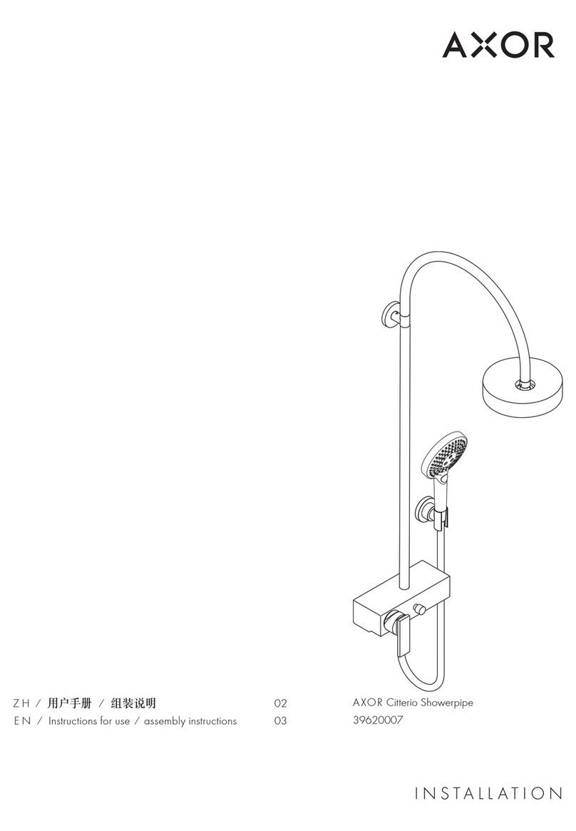 Axor Citterio Showerpipe 39620007 Manual