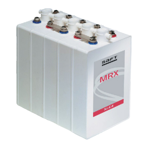 Total SAFT MRX Series Installation and operating instructions