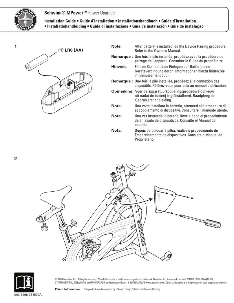 Schwinn MPower User manual