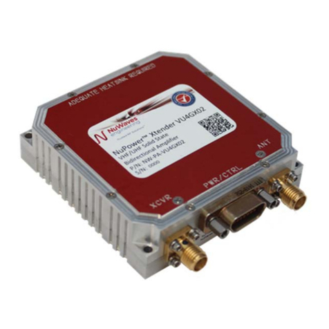 NuWaves XTENDER VU4GX02 User manual NuWaves XTENDER VU4GX02 User manual
