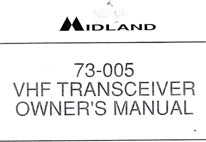 Midland 73-005 User manual Midland 73-005 User manual