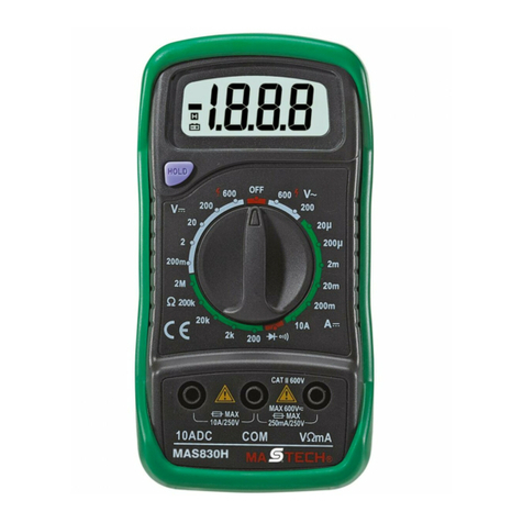 Somogyi SMA MAS 830 User manual