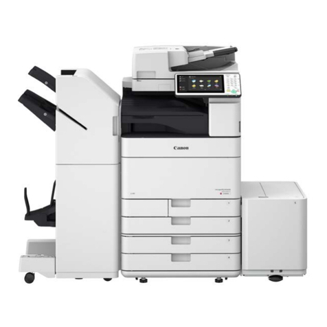 Canon imageRUNNER ADVANCE C5500 Series Customer expectation document Canon imageRUNNER ADVANCE C5500 Series Customer expectation document