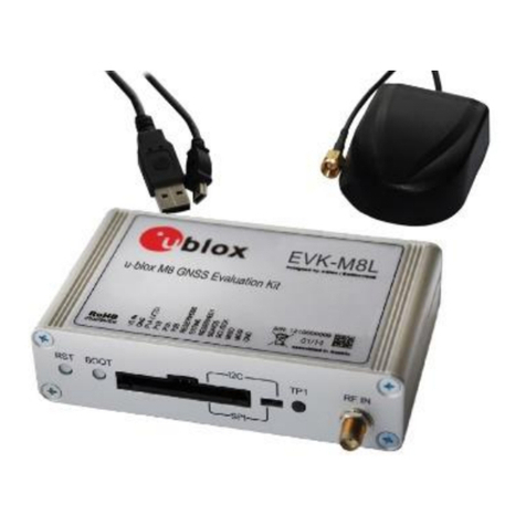 Ublox EVK-M8L User manual