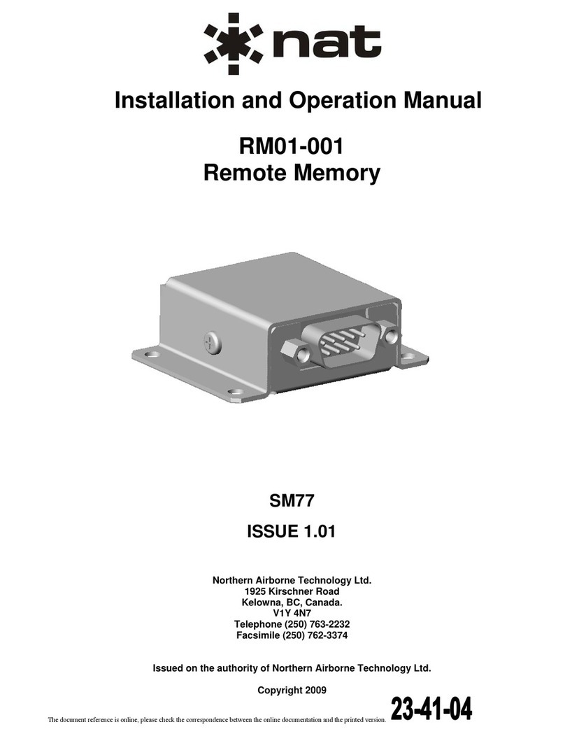 Nat RM01-001 User manual