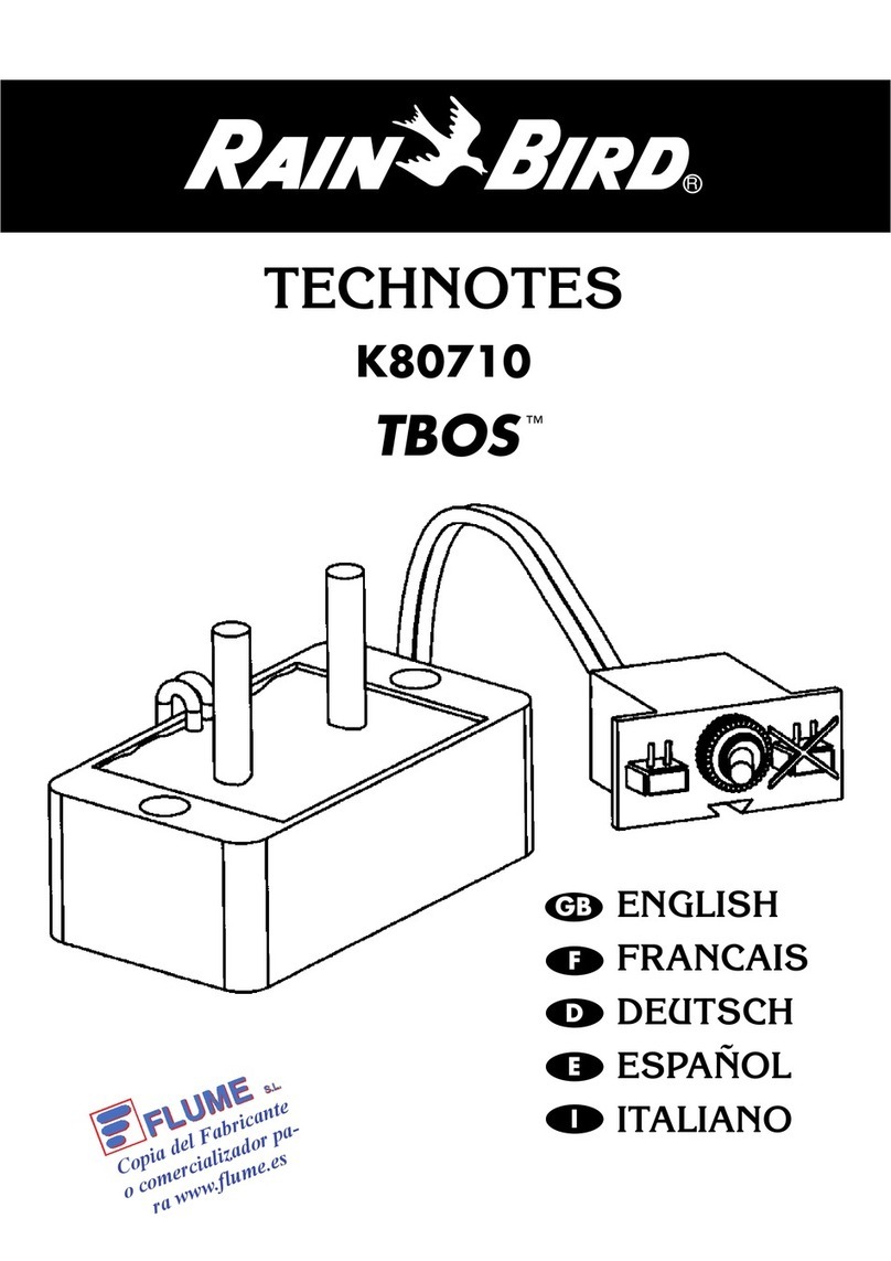 Rain Bird TBOS K80710 Technotes