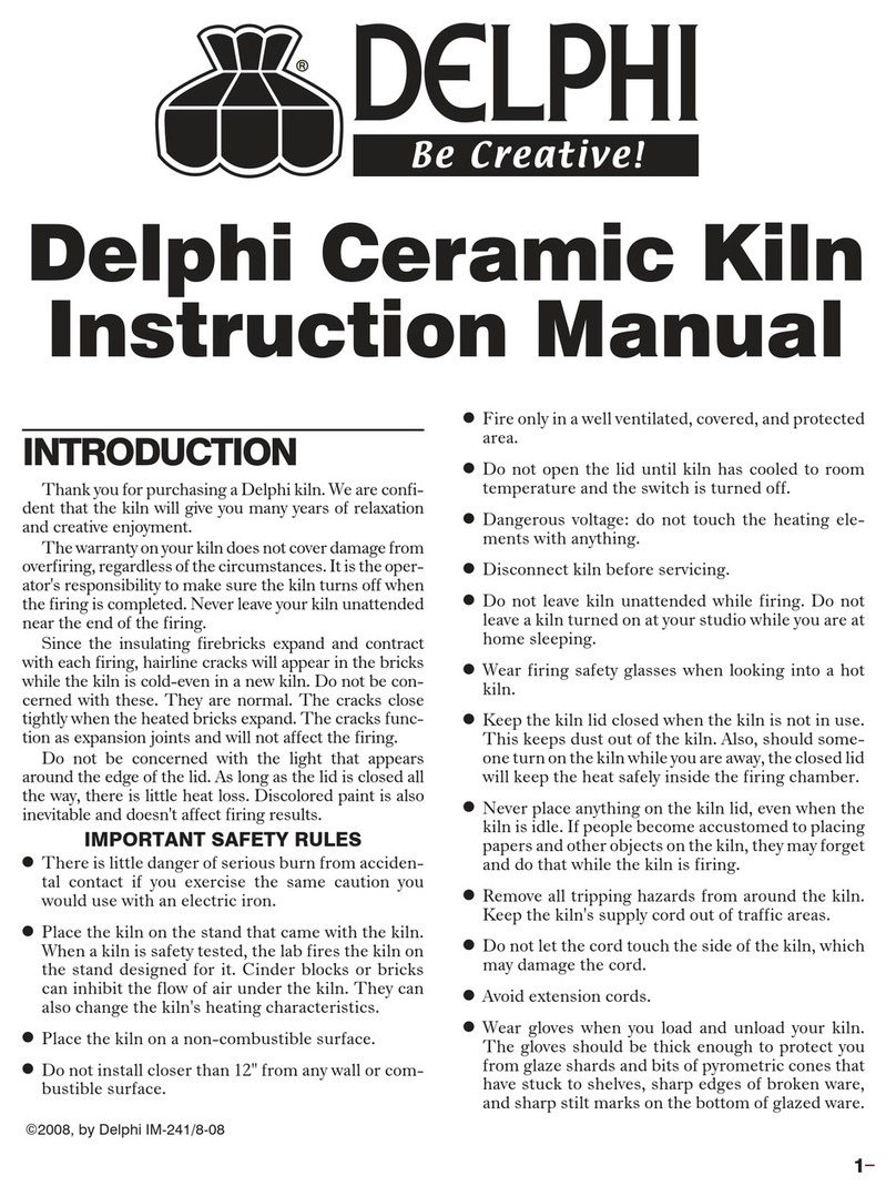 Delphi Ceramic Kiln instruction manual
