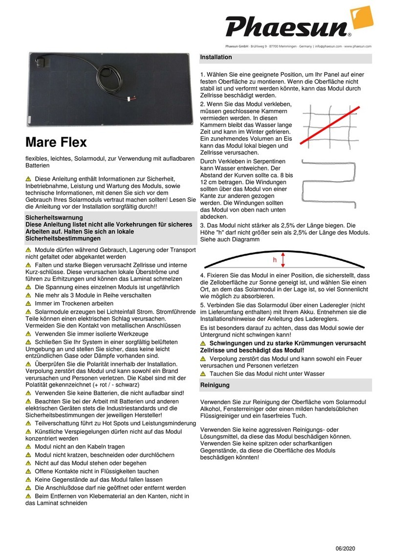 Phaesun Mare Flex Series manual