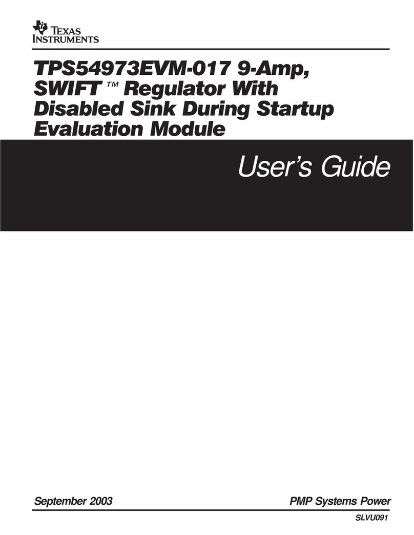 Texas Instruments TPS54973EVM-017 User manual