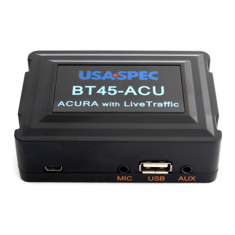 USA SPECS BT45-ACU owner's manual