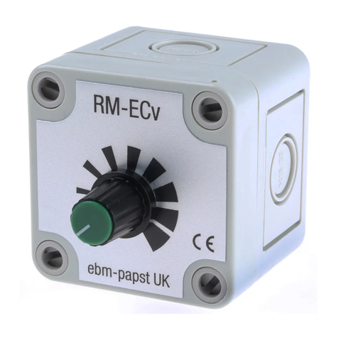 Ebmpapst RM-ECv Operating and maintenance instructions