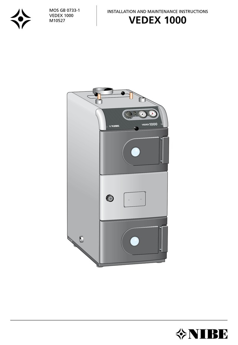 Nibe VEDEX 1000 Installation and maintenance instructions