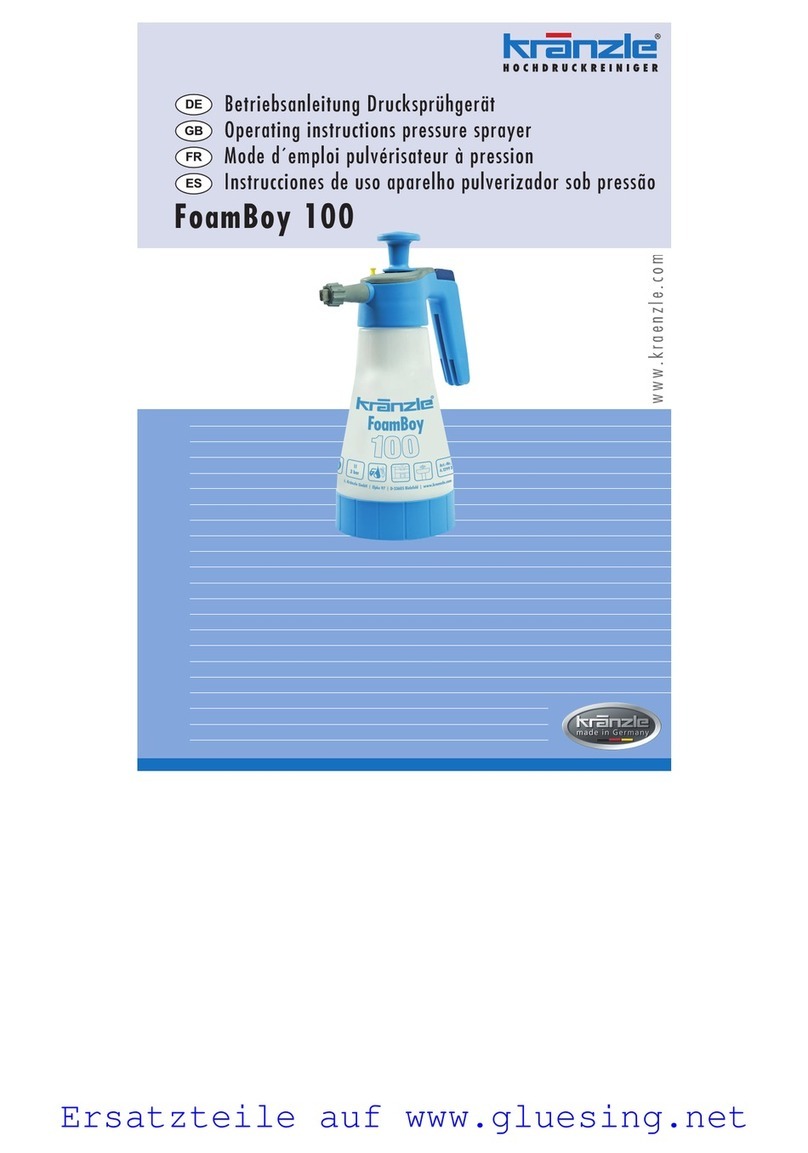 Kränzle FoamBoy 100 operating instructions