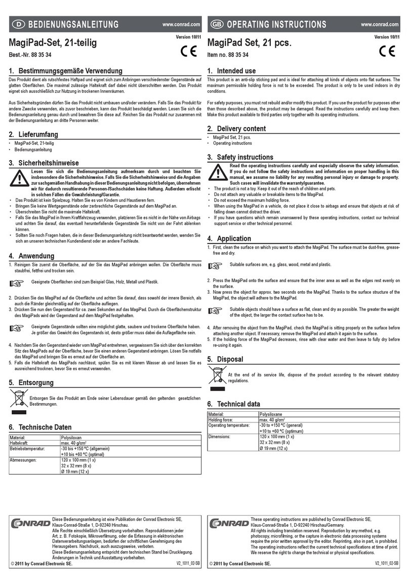 Conrad MagiPad User manual