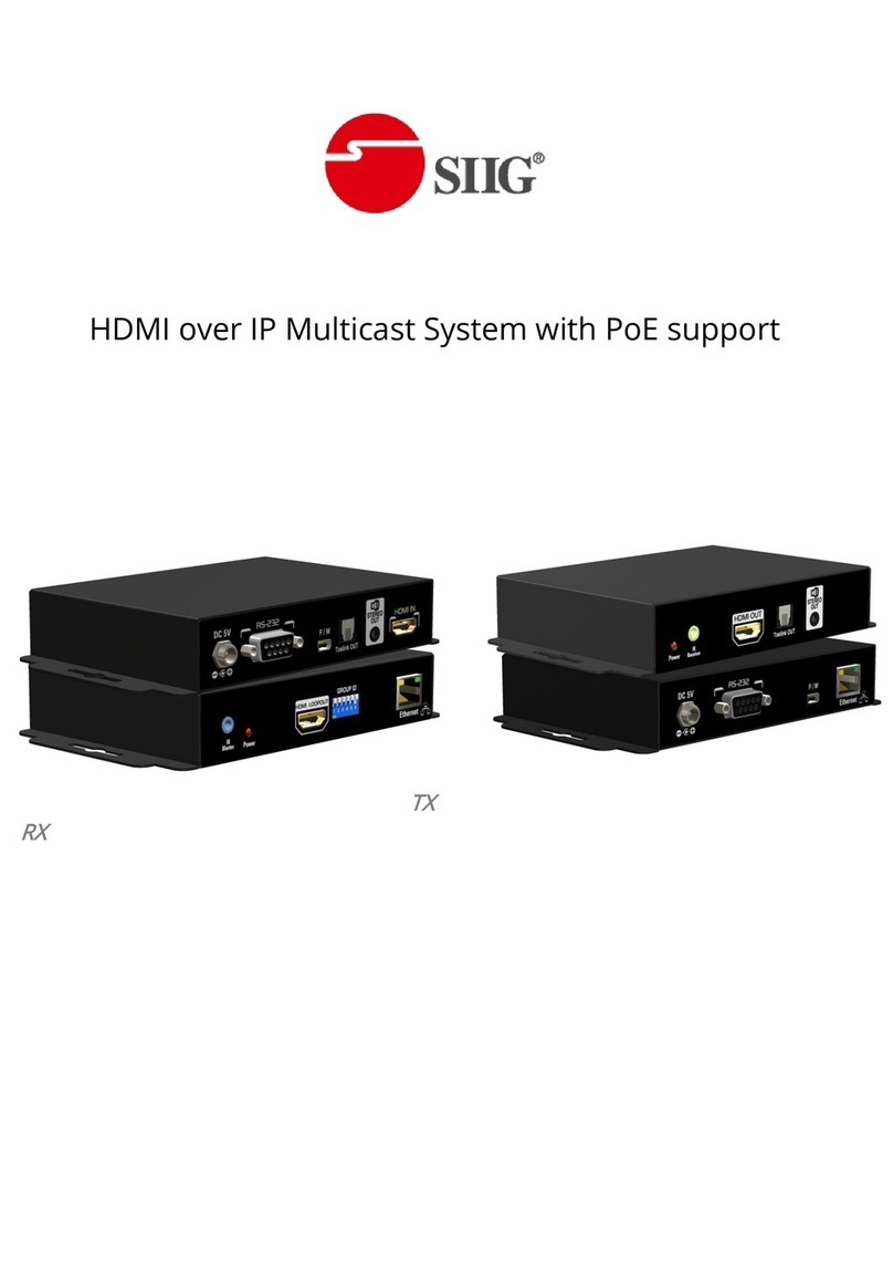 SIIG AV-GM04Q3-S1 User manual