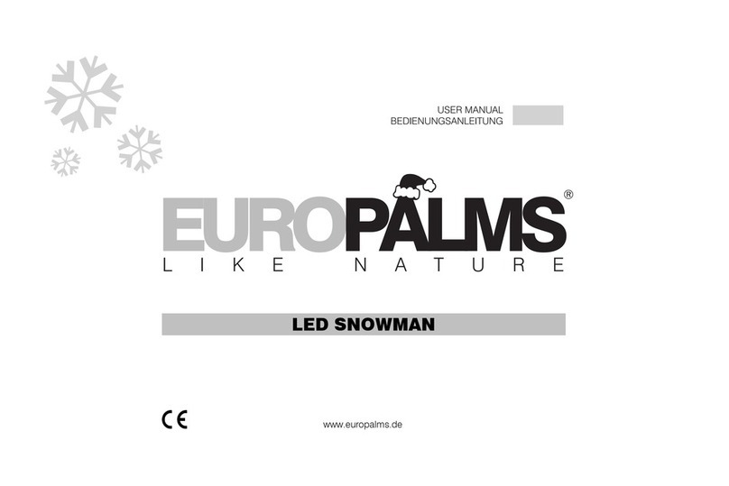 Europalms LED Snowman user manual
