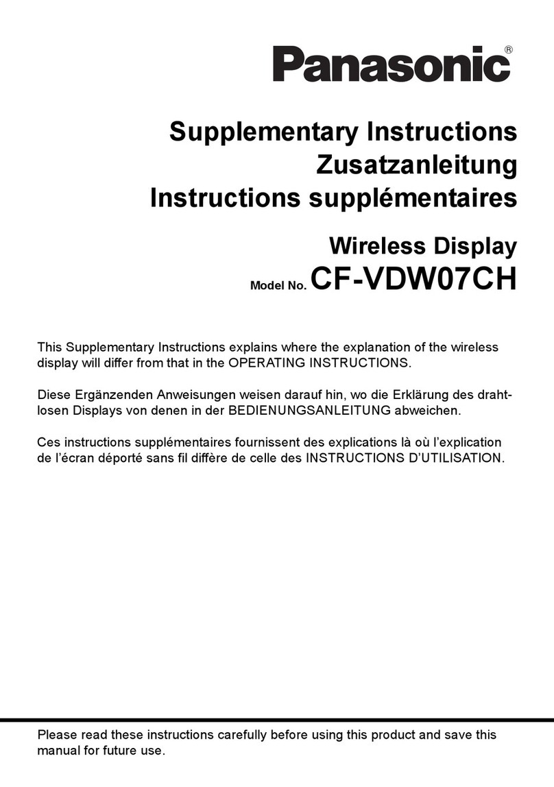 Panasonic CF-VDW Series Wiring diagram